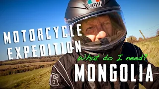 Motorcycle Overland in Mongolia (S1/E7) What camping kit?