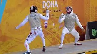 Doha 2021 SMF - GOLD - Shikine JPN v Meinhardt USA