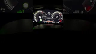 BMW G31 530d 265hp xDrive Touring 100-200 km/h  acceleration on German Autobahn