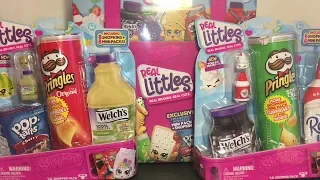 Real Littles Mini Food Packs & Collector Case Shopkins Season 12 Blind Bag Unboxing