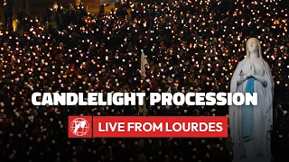 LIVE from Lourdes | Holy Rosary & Candlelight Procession | February 10th, 2024