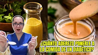 ¿CUÁNTO ADEREZO PONERLE A LA COMIDA DE UN DIABÉTICO?. Dra. Melissa Tejeida