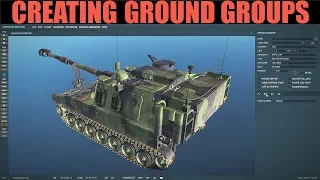 Mission Editor: Creating Ground Unit Groups & Giving Orders | DCS WORLD