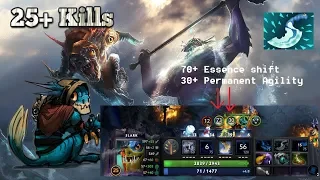 SLARK INSANE AGILITY GAIN + BLINK DAGGER WICKED SICK  25+ KILLS [7.21 Patch]