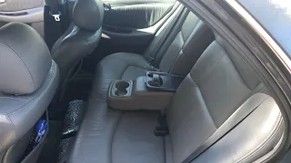 98-02 Honda Accord sedan rear seat removal