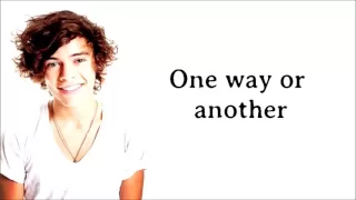 One Direction - One Way Or Another (Teenage Kicks| Comic Relief 2013) Lyrics