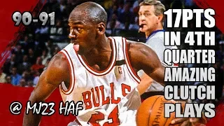 Michael Jordan Highlights vs Jazz (1991.03.08) - 37pts, 17 Clutch Points in 4th Q!