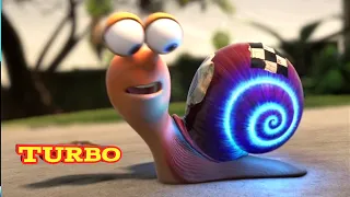 كلهم بيتنمرو عليه عشان ضعيف لكنه بيكتسب قوه خارقه بتخليه اسرع حلزون في العالم ملخص فيلم TURBO