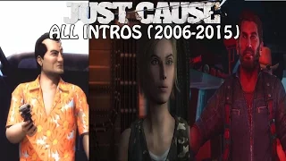 History of Just Cause 1-3 All Game Intros ( 2006 - 2015 )[ HD ]