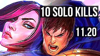 FIORA vs GAREN (TOP) (DEFEAT) | 10 solo kills, 1.6M mastery, 700+ games | EUW Master | v11.20