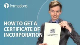 How do I get a certificate of incorporation?