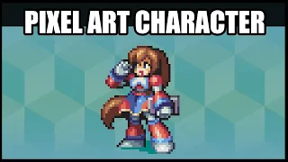 Pixel Art Character Timelapse - Iris - Megaman X4