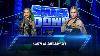 Shotzi Vs Ronda Rousey One and one Match 🔥 .. #wwe #wwe2k23