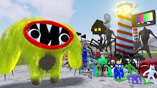 NEW JOYVILLE WOOLY BULLY VS ALL MONSTERS AND MASCOT HORRORS In Garry's Mod!