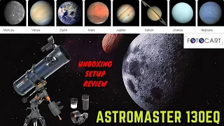 Celeston AstroMaster 130EQ Telescope Hindi Review #Celestron 31045#Astronomical Telescope