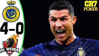 Al Nassr vs Al Wehda 4-0 - Highlights and All Goals - 2024 🔥 RONALDO