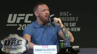 Conor McGregor | You'll do nothing, get the fuck out of here !