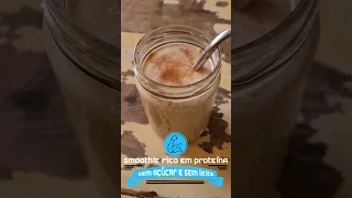 Smoothie rico em proteína | VEGANO e SEM AÇÚCAR | 💪🏋‍♀️ | #vegano