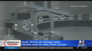 Study: Mixing J&J Booster Raises Immune Response After Pfizer Vaccine