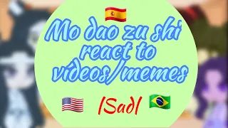 •|Past mo dao zu shi react to vídeos/memes|•{Mdzs}•|Sad|•