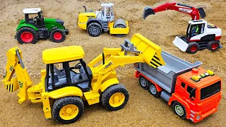 Mega RC Trucks RC Heavy Haulage RC Car Transport RC Traktor Volvo Lesu BL71 RC Wheel Loader Dozer!!