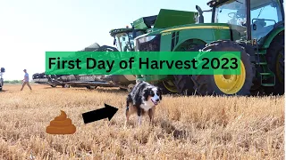 Intro/First Day of Wheat Harvest 2023!!