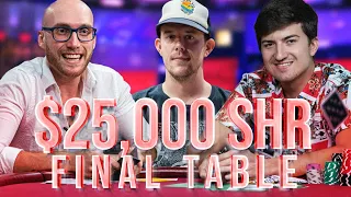 Intense Action at the $25,000 Final Table High Stakes Showdown