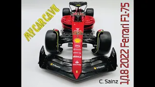 MY CAR CAVE: 2022 Ferrari F1-75 Carlos Sainz 1/18 Bburago