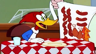 Woody Woodpecker | Free Pizza | Full Episode