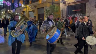 Tobogan (Zoo cover) - Xaranga'n Roll. Fi d'Ofrena pel centre de València. Falles 2022