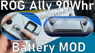 ROG Ally 90Whr Battery Mod - Double Your Battery Life!