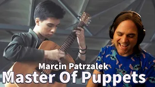 Guitarist Reacts: Master Of Puppets on One Guitar - Marcin Patrzalek Reaction (Metallica Cover)