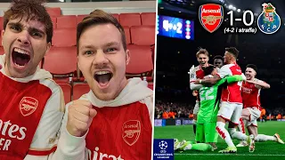 Jeg så ARSENAL kvalle sig til CHAMPIONS LEAGUE kvartfinale for FØRSTE GANG i 14 år!