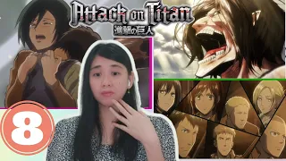 Eren is still alive! Armin is a genius 💕 | Watching Attack On Titan in 2024 - episode 8 Reaction