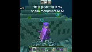 My ocean monument base