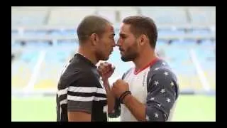 Aldo e Mendes tem encarada tensa para o UFC179