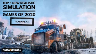 TOP 5 NEW 🤩 REALISTIC SIMULATION GAMES OF 2020 | PC, XBOX ONE, PS4 | PART 3 | THE GREAT TRN.