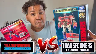 Studio Series Premium Finish vs. Original! | The Cosmetic SHOWDOWN! | Worth the upgrade?