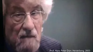Quantenphysiker Prof. Hans Peter Dürr: "Primär existiert nur Geist."