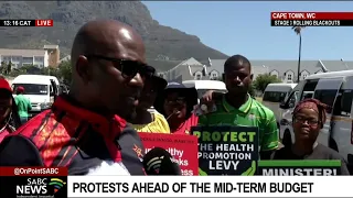 MTBPS 2022 | Protests ahead of the Mid-Term Budget