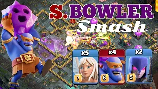 TH14 Super Bowler Smash Strategy! Legend League Attacks 2022 Sep! Clash of Clans