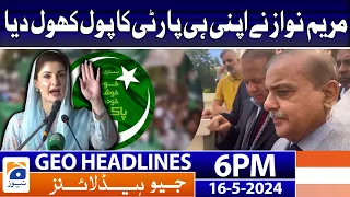 Geo News Headlines at 6 PM | 16 May 2024