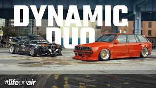 The LTO BMW's - E30 Coupe & E30 Touring on Air Suspension - Lounge Edit - #lifeonair