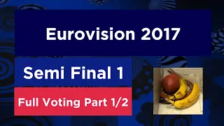 Eurovision Song Contest 2017 Semi Final 1 Full Voting [Part 1/2 Jury Voting]