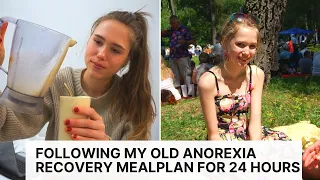 Following my Old Anorexia Recovery Mealplan for 24 hours | VEGAN | 7 years recovered