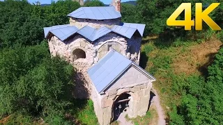 Bochorma Fortress / ბოჭორმის ციხე / Крепостъ Бочорма / - 4K aerial video footage   DJI Inspire 1