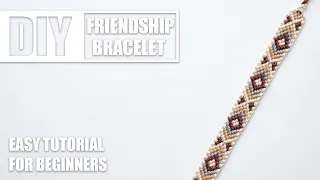 Chevron Arrows Squares Lines Cross Border Macrame Friendship Bracelets | Easy Tutorial for Beginner