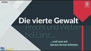 „Die vierte Gewalt“: Precht und Welzer bei Lanz … und was wir daraus lernen können