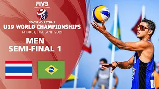 THA vs. BRA - Men's Semi-Final | U19 Beach Volleyball World Champs 2021