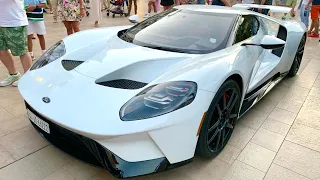 OMG A FORD GT, MILLIONAIRE’S LIGESTYLE IN MONACO. NIGHTLIFE CARSPOTTING